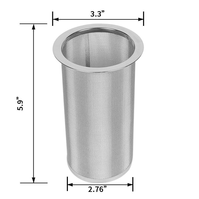 UPTRUST Cold Brew Coffee Maker Filter for 1Quart/32ounce Wide Mouth Mason Jar-Iced Coffee&Tea&Fruit Maker-Food grade 304 Stainless Steel coffee Filter-Free silicone seal gasket&Coffee Scoop.(Jar NOT Included) - Image 2